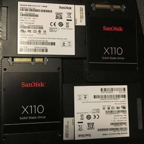 Sandisk 128GB SSD x 3