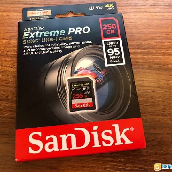 全新 Sandisk extreme Pro 256 GB SDXC  UHS-I 記憶卡