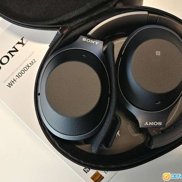 Sony WH-1000X M2 藍芽headphone 黑色