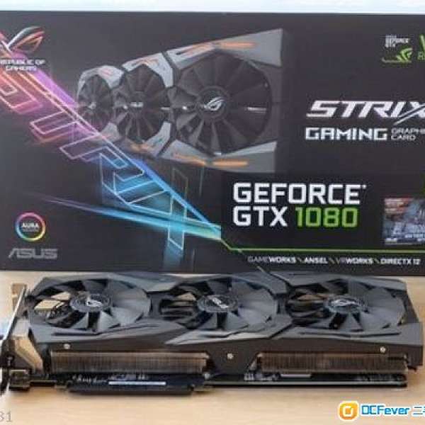 自用 ASUS ROG STRIX-GTX1080-O8G-GAMING 絕非礦卡