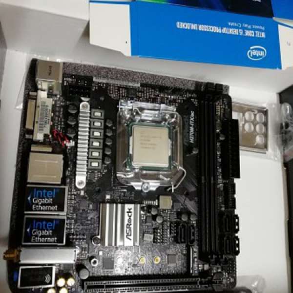 i5-6600K + Asrock H270M itx/ac