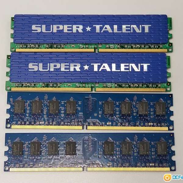 Super Talent DDR2 800 1GB x2 & Elpida DDR2 800 2GBx2