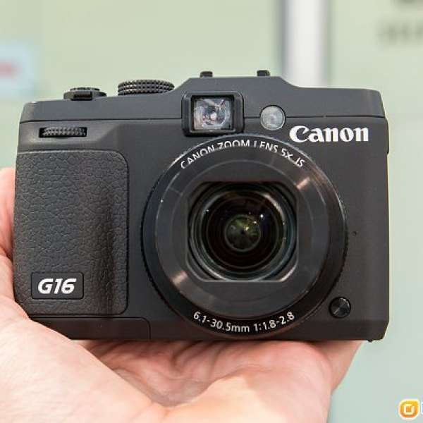 性能更上層樓‧大光圈,高速連拍 Canon PowerShot G16