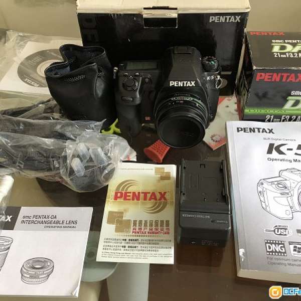 Pentax K5 單反相機跟 DA 21mm F3.2 AL Limited定焦鏡