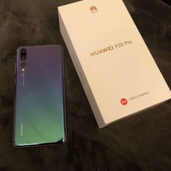 HUAWEI P20 pro 極光色 98%新 行貨 有單