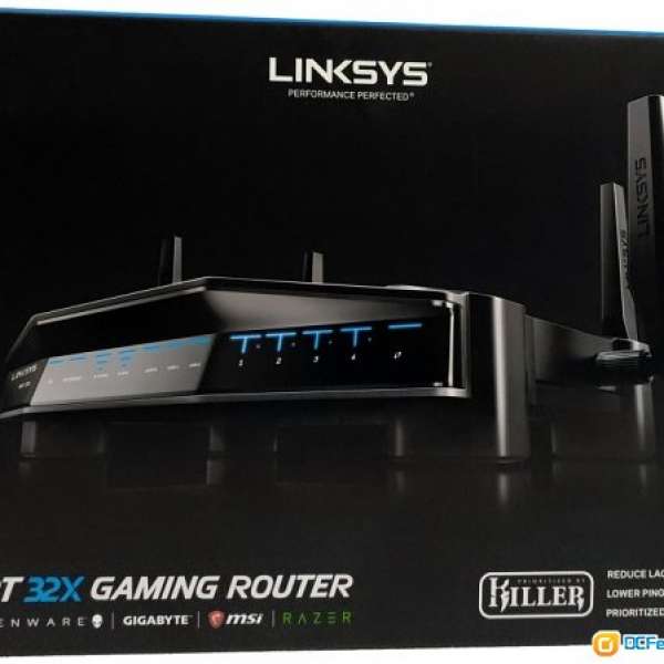 Linksys - WRT32X AC3200雙頻段WI-FI專業級遊戲路由器