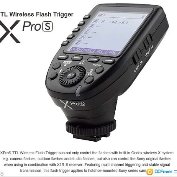 GODOX AD200+ Godox XProS TTL Wireless Flash Trigger for Sony Cameras