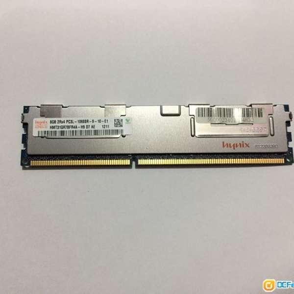 伺服器ram Samsung/Hynix 8g ddr3 1333 PC3-10600R 有多條