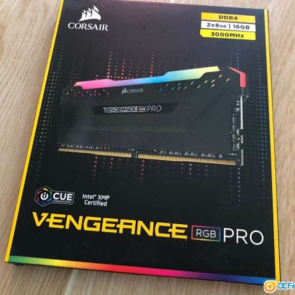 未開盒,英水 有單終身保 Corsair  Vengeance Pro 2x8GB  3000mhzC15