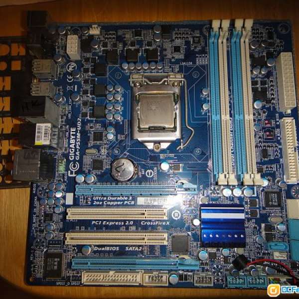 Intel® Core™ i5-750  2.67 GHz 連主版 GA-P55M-UD2 (rev. 1.0) Socket 1156