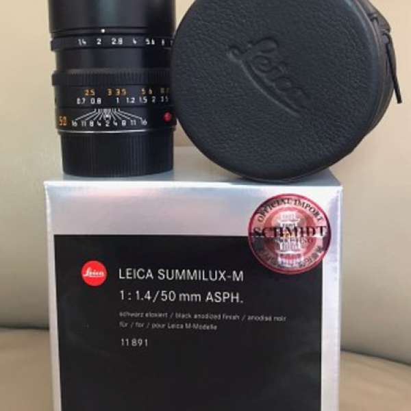 Leica Summilux-M 50mm F1.4 ASPH – Black  (11891)