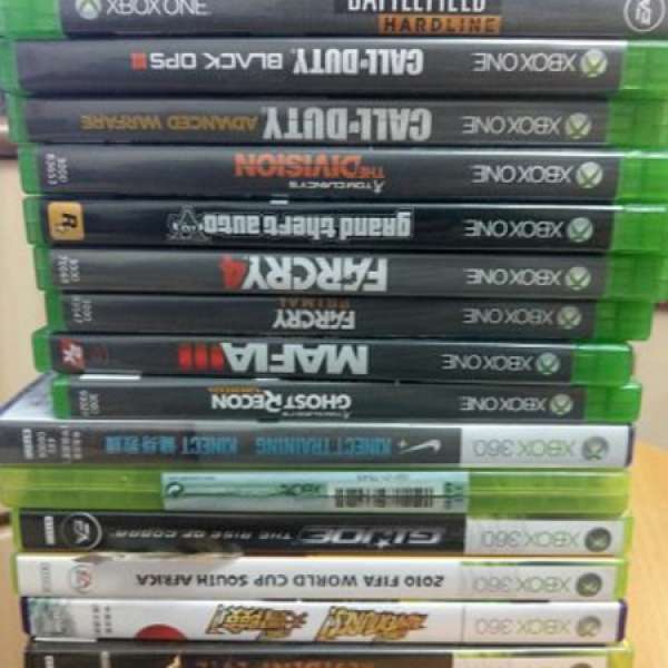 Xbox 360 & Xbox one 舊game一堆，免費，唔想嘥