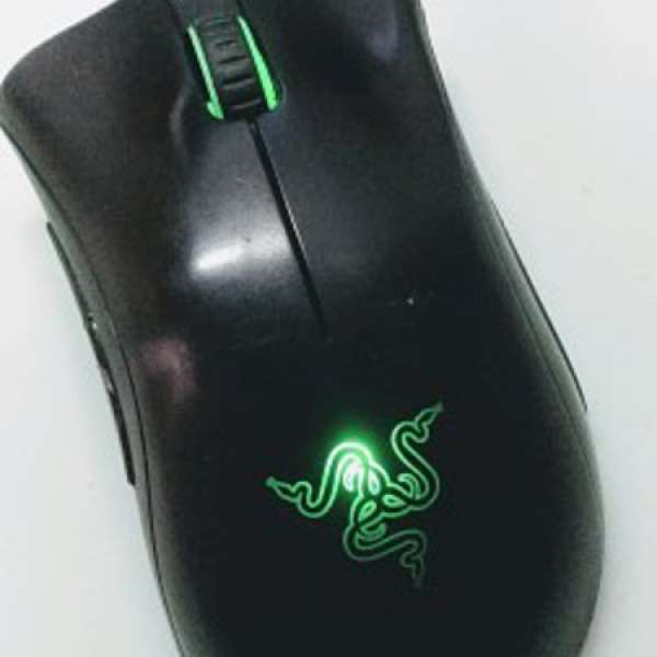 Razer Deathadder 2013 (綠光) 6400 dpi 光學 電競 包私保2天