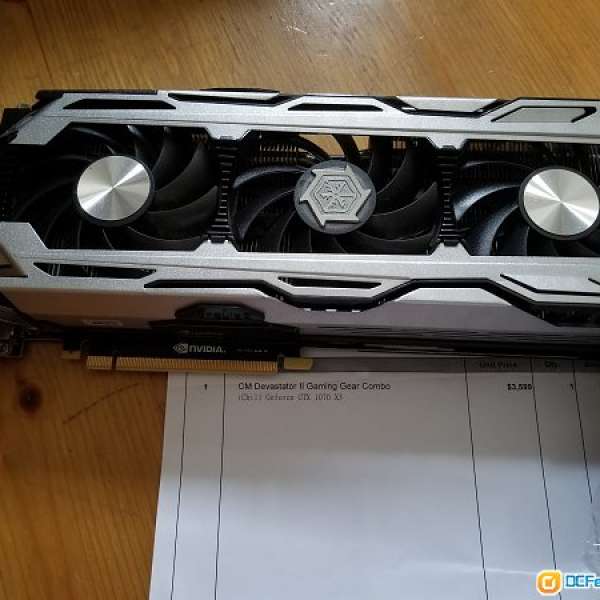 #獨立單有保，非礦卡# iChiLL GeForce GTX 1070 X3  # 強勁散熱 #