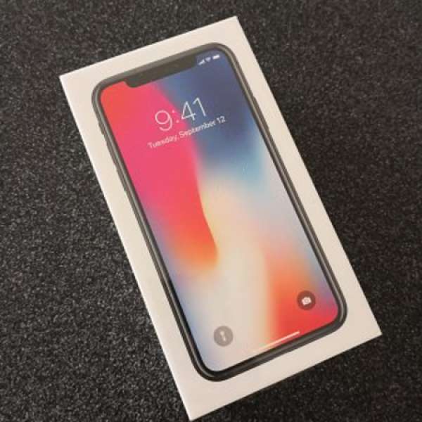 全新未開封 Iphone X 256GB 黑色 太空灰