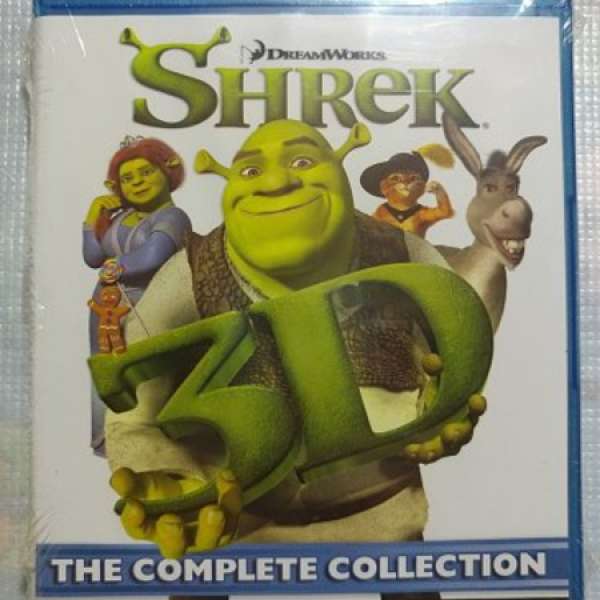 史力加 Shrek 1 2 3 4 全集藍光 Blu-ray 動畫 卡通片3D 2D