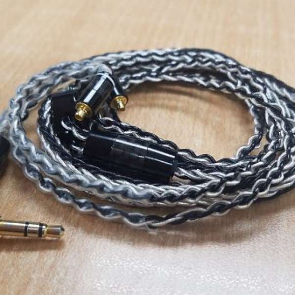 7N單晶銅鍍銀黑銀色耳機線 升級線 fender campfire westone Shure SENNHEISER