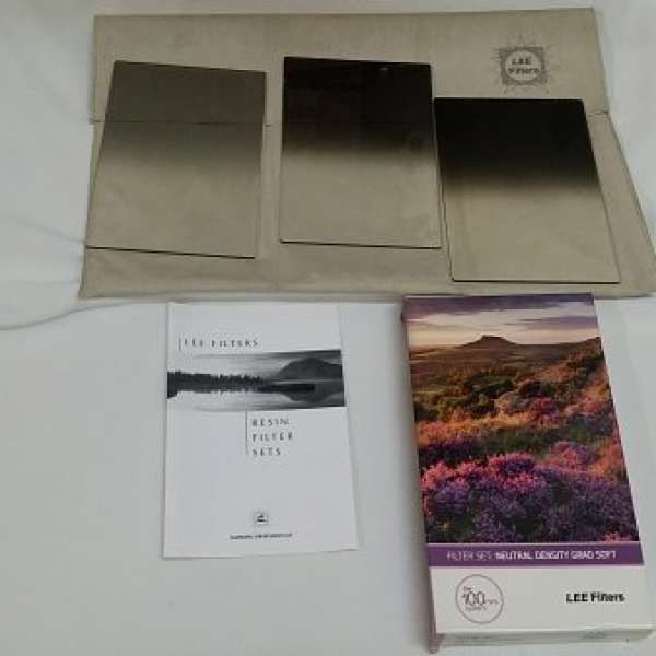 LEE filter set, 3 filters (GND soft 0.3, 0.6, 0.9) - HK$1500