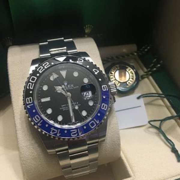 全新Rolex 116710BLNR 藍黑圈 行貨