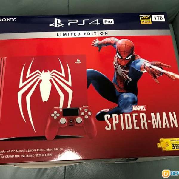 全新 PS4 Pro Spider-Man 限定版同捆裝