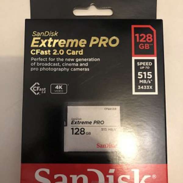 Sandisk Extreme Pro 2.0 CFast Pro 128GB