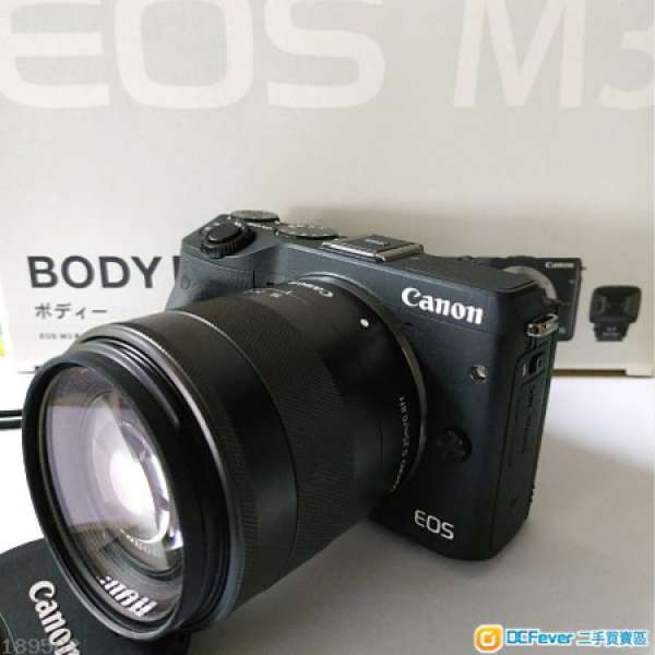 Canon EOS M3 body + 18-55mm (連filter) 水貨