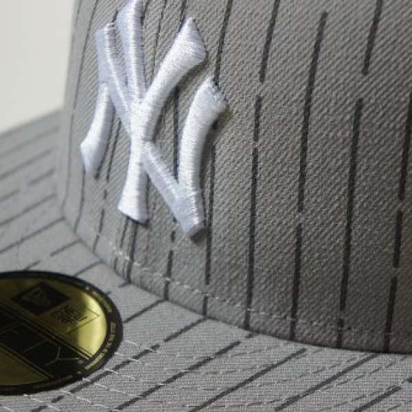 NEW ERA X NEW YORK CAP 灰條子 棒球帽