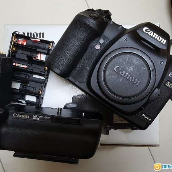 Canon 5D2 Mark II ,BG-E6 ,2電 ,32G/16G CF card  行貨 90% new