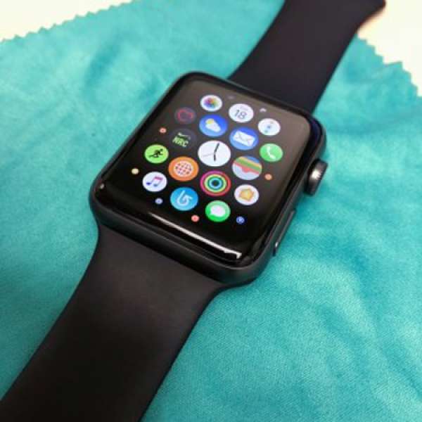 超平!! Apple Watch 42mm 3代 LTE 太空灰 全套