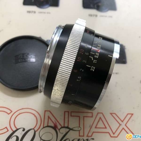 中秋節特價：90% New Contarex 50mm f/2.8 Black Lens $2080. Only