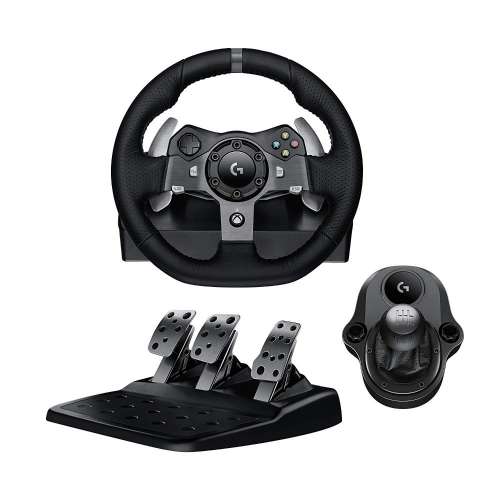 全新Logitech Driving Force G920 Racing Wheel+Shifter 軚盤+波棍 (Xbox and PC)