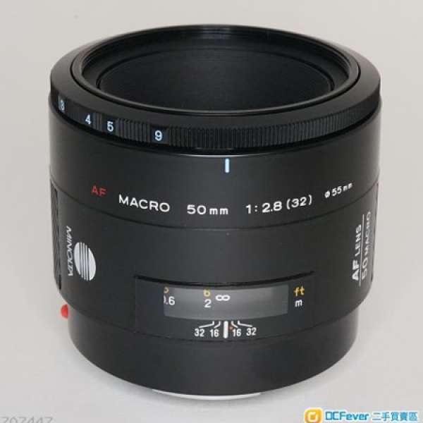MINOLTA AF 50mm f2.8 Macro 99%新 RARE LIKE NEW CONDITION +Original Case