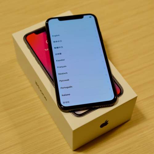 (代友放)Apple iPhone X 64GB Space Gary 一套 99%新