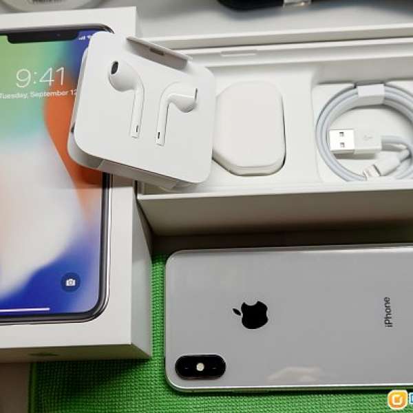 Apple iPhone X 256G Silver 銀色 連 Applecare +