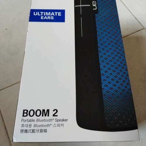 Ultimate Ears BOOM 2 無線音箱(黑藍色) - 全新行貨單有2年保養