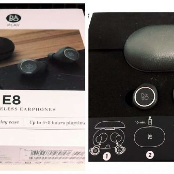 [二手 99% NEW] 行貨 B&O PLAY E8 藍芽無線耳機 灰色True Wireless Earphones 高級耳...