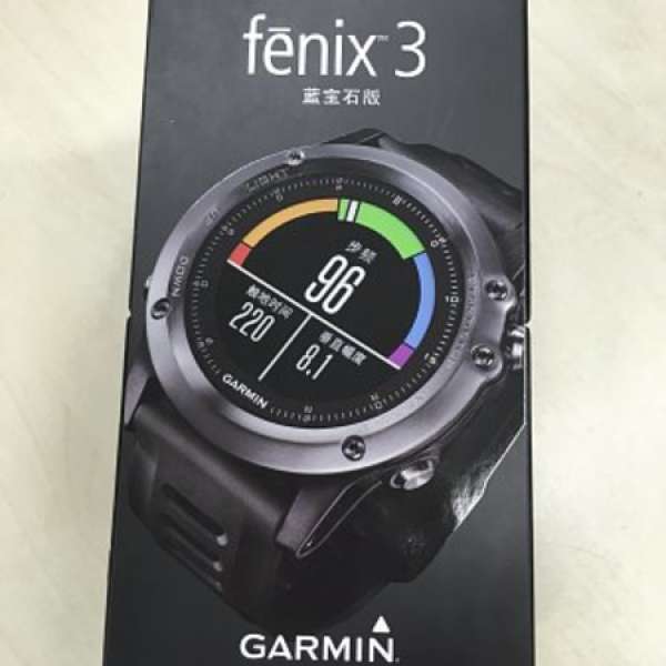 Garmin Fenix 3 (藍寶石版) 連HRM-RUN套裝 中文版 行貨