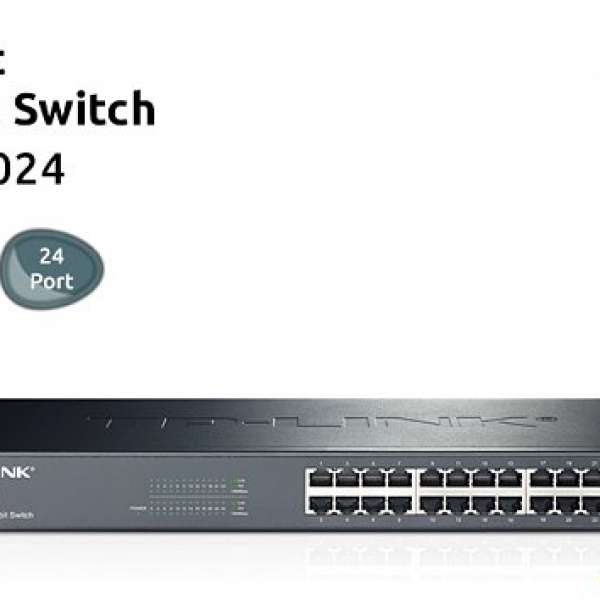 TP-Link TL-SG1024 24-Port 10/100/1000Mbps Ethernet network Switch