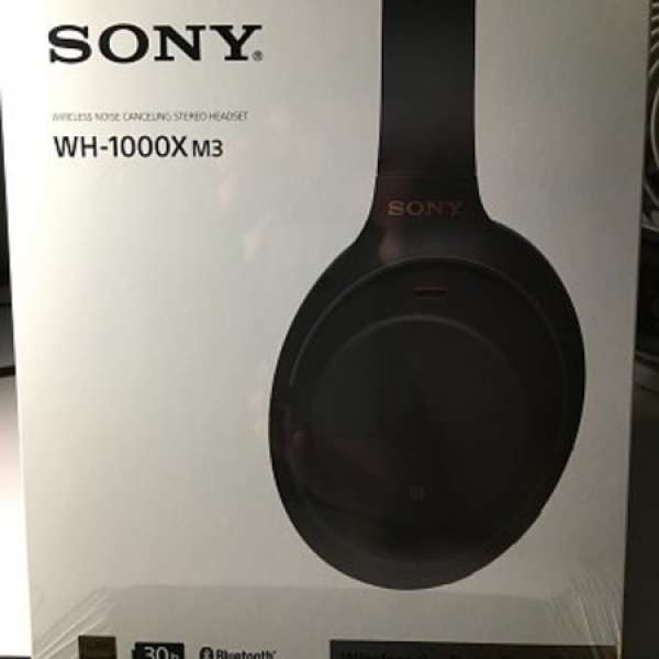 SONY WH-1000XM3 Wireless Noise-Canceling Headphones (全新)