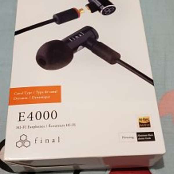 9成新 Final Audio E4000耳機