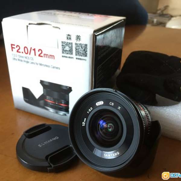 Samyang 12mm f2.0 90%新 Fujifilm