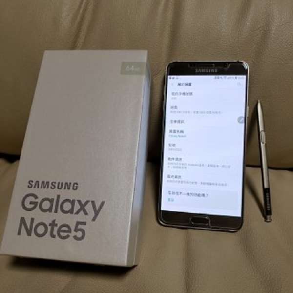 Samsung note 5行貨,64GB,金色,雙卡