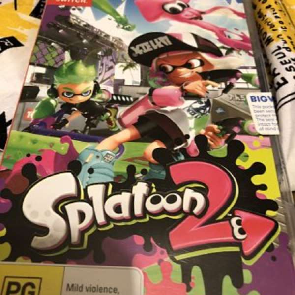 Nintendo switch game splatoon 2 英文