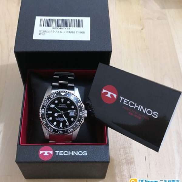 100% 全新 TECHNOS GMT WATCH