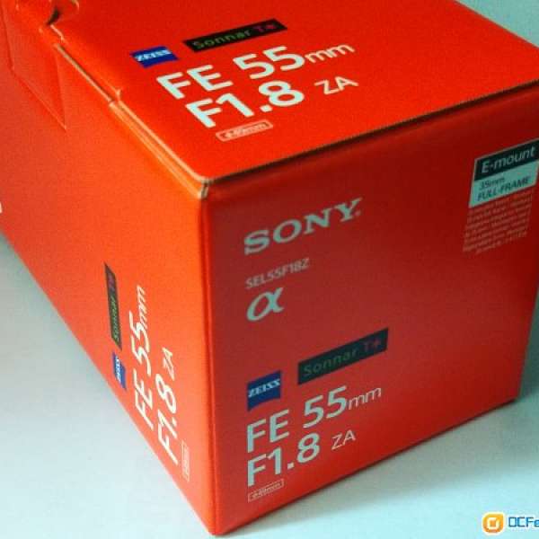 Sony Zeiss Sonnar T* FE 55mm F1.8 / SEL55F18Z