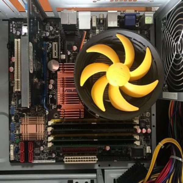 cpu q6600 + ASUS P5E-VM HDMI + 8GB RAM