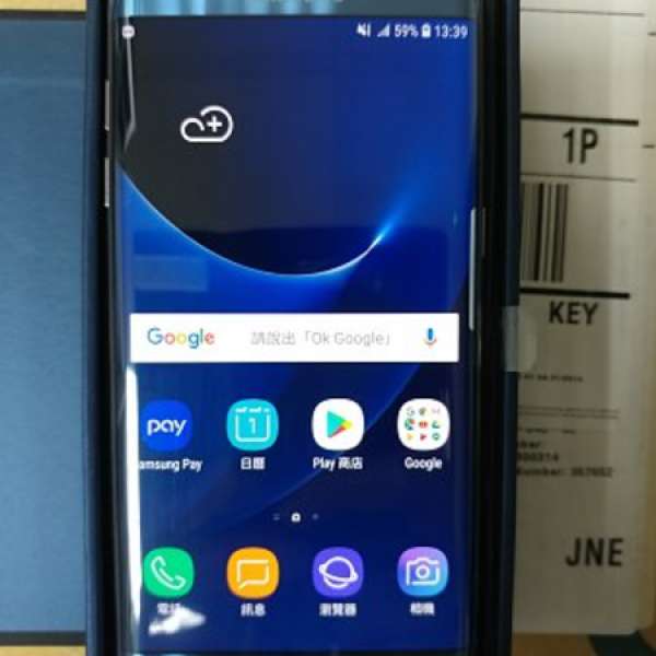 90% new Samsung Galaxy S7 edge (32GB, Blue Coral)