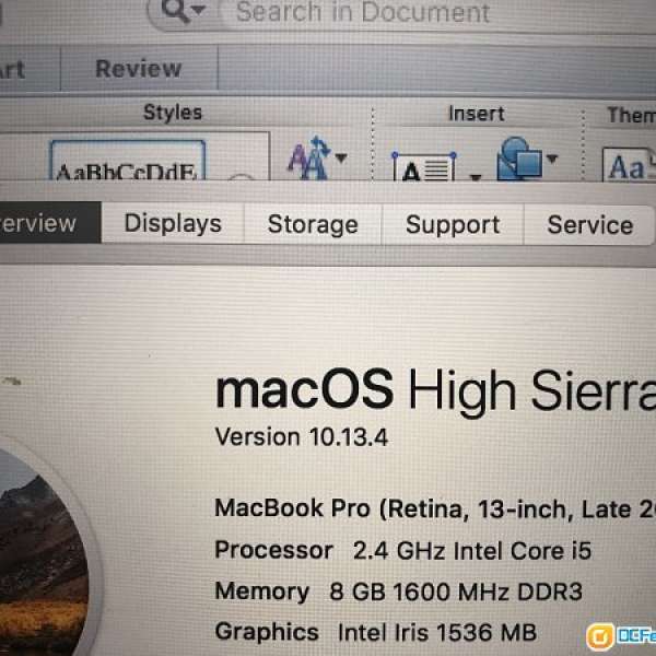 Mac book Pro 2013 retina 13"