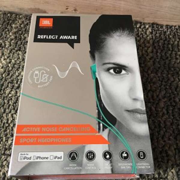 JBL reflect aware iphone專用耳機