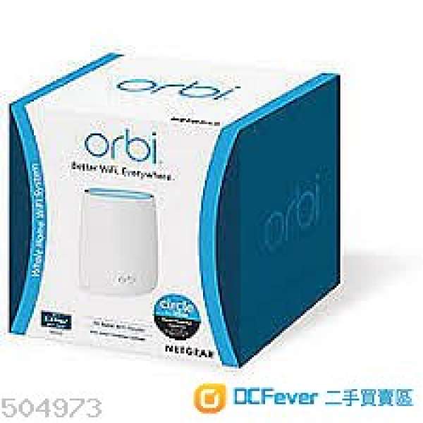 全新 行貨 NETGEAR Orbi Micro AC2200 三頻 Mesh Wi-Fi 單體路由器 RBR20